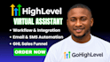 gohighlevel expert CRM automation lead follow up gohighlevel workflow ghl VA