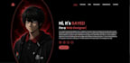 design a professional personal portfolio website