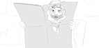 make 2d line art animation, 2d animation, frame by frame, hand drawn animation