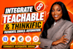 integrate teachable, thinkific with stripe, paypal, mailchimp, zapier convertkit