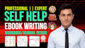 ghostwrite your self help ebook, mental health with workbook, and journal design