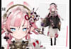 draw live2d vtuber model, 2d vtuber model, pngtuber model, live2d vtuber rigging