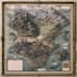 draw a detailed hand drawn fantasy map