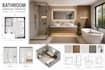design your bathroom remodeling renovation with 3d rendering