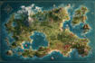 draw an fantasy map illustration isometric map