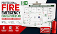 design professional fire emergency evacuation plans, maps and safety diagrams