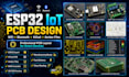 design esp32 iot pcb with wifi bluetooth and gerber files
