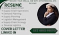 write ats resume for logistics professionals
