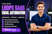 setup loops saas onboarding email loops lifecycle automation workflow