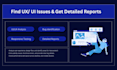 review your website UI UX and provide usability feedback
