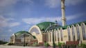 create 3d mosque design, mosque courtyard, mosque facade, mosque dome design