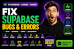 fix lovable ai base44 app replit ai supabase bugs oauth stripe deployment issues