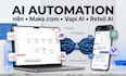 setup n8n make com ai automation with API, vapi and retell ai