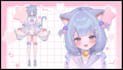 draw live2d vtuber model, pngtuber model, live2d vtuber rigging