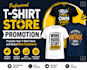 do tshirt store promotion to get more traffic and visibility