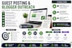 niche guest posts and back link outreach