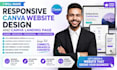 design a responsive canva website and high converting canva landing page