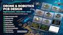 design custom drone robotics pcb and schematic in kicad