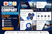 do company powerpoint presentation slide deck, product, pitch deck design