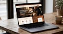 build a responsive HTML CSS java script landing page