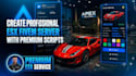 create professional esx fivem server with premium scripts