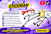 create funny stickman animation videos