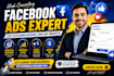 design high converting facebook ad banners and thumnail