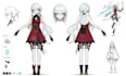 create custom plushie, reference sheet, for stuffed animal, character design