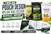 do pouch design, mylar bag design, booklet, report and pouch packaging