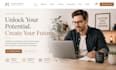 design squarespace coaching and online course website with membership