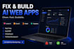fix build base44 lovable replit supabase vibe coded website ai saas mvp expert