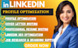 fully create upgrade optimize and revamp your linkedin profile