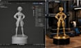 create custom 3d trophy model, medal, award stl for 3d printing