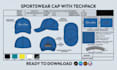 design cap tech pack fashion tech pack snap back trucker cap bucket hat dad cap