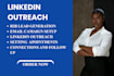 do linkedin outreach, lead generation,connection requests and follow up