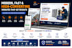 build hvac website, roofing, cleaning, construction website