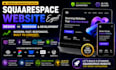 design squarespace website or redesign squarespace website development SEO