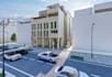detailed cgi residential complex render,rooftop solar panel,site building tower