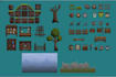 pixelart 8bit 16bit rpg sprite game asset pixel tileset tilemap isometric pixel