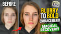 enhance and upscale blurry photos