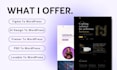convert figma, PSD, ai or lovable design to wordpress using elementor