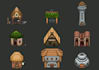 pixelart 8bit 16bit top down rpg sprite pixel tileset isometric pixel game asset