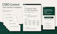 write b2b esg software case studies, csrd content and climate thought leadership
