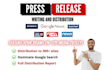 write professional press release distribution ein newswire US UK pr publishing