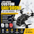 design a custom uav drone and 3d cad model