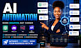 build chatgpt ai automation make com n8n workflow API integration and automation
