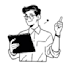 design 2d line art character