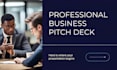 do professional pitch deck powerpoint presentation webinar slides google slide