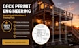 prepare deck permit drawings with structural drawings and framing plan details