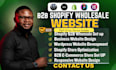 design or redesign b2b business website, shopify website and wordpress website